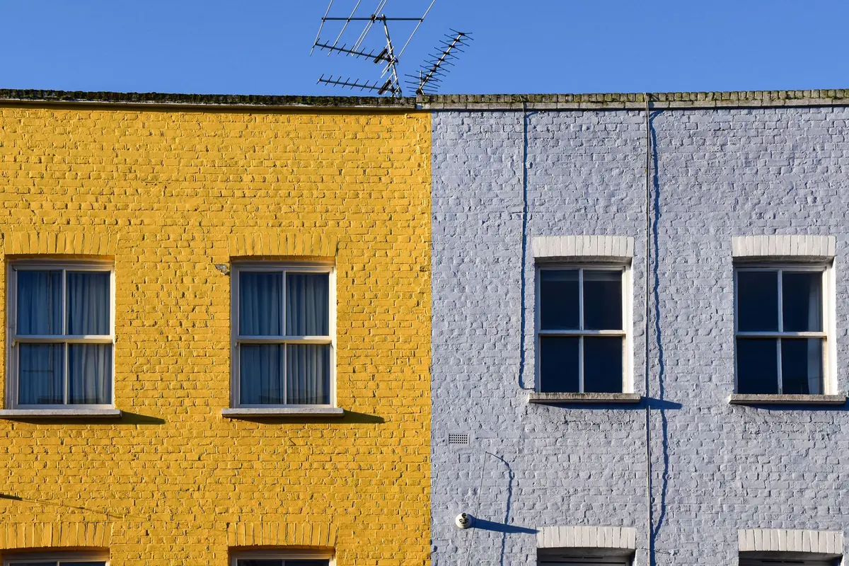 A row of rental homes treated as investment property for tax purposes