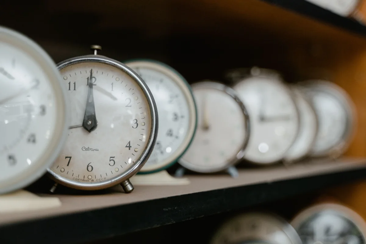 A clock marking the foreclosure timeline in Iowa